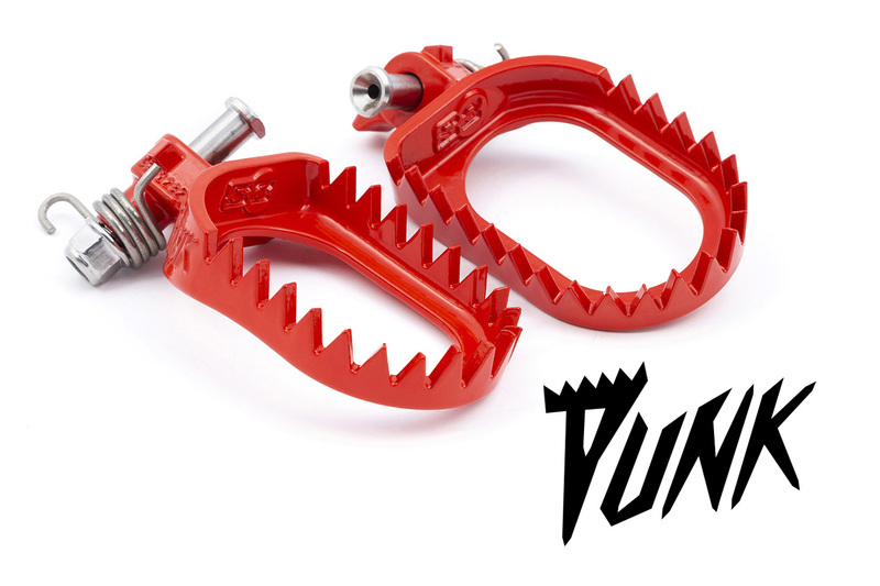S3 Punk Footpicks Red Figura 2