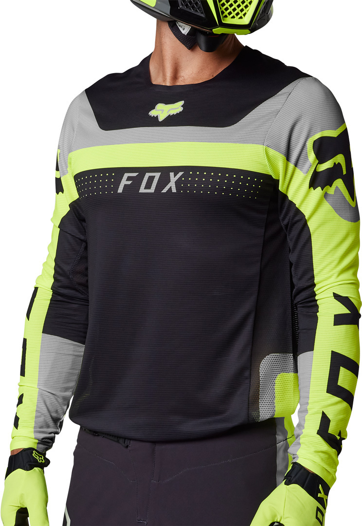 FOX Flexair Efekt Motocross Jersey gelb M Abbildung 8