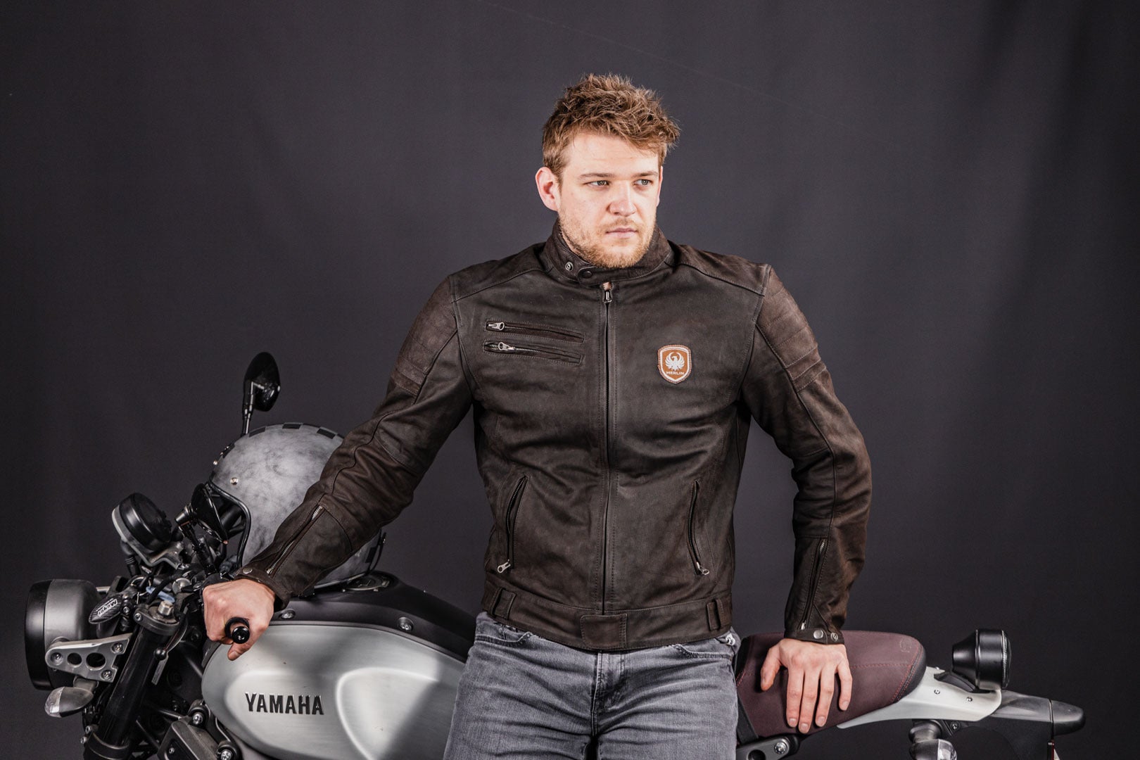 Merlin Alton Motorcycle Leather Jacket brown XXL Figure 6