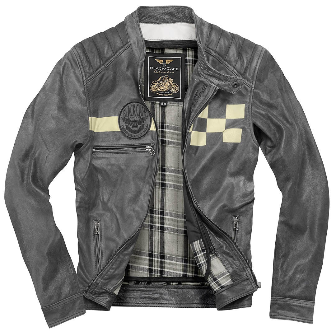 Black-Cafe London SevenT Motorrad Lederjacke 48 Abbildung 2