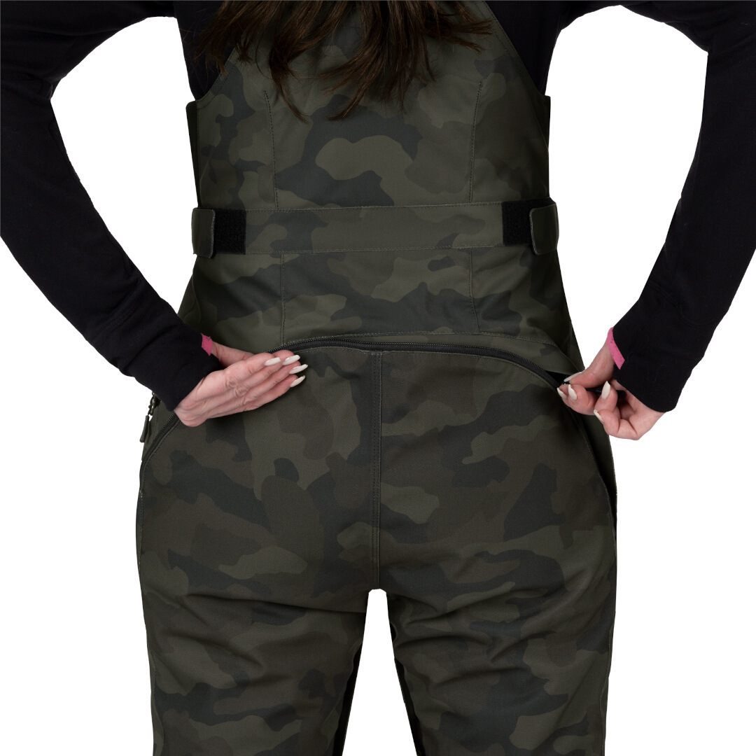 FXR Aerial Lite Pantaloni de tip bob pentru damă pe snowmobile Verde militar/Camuflaj 14 Figura 3