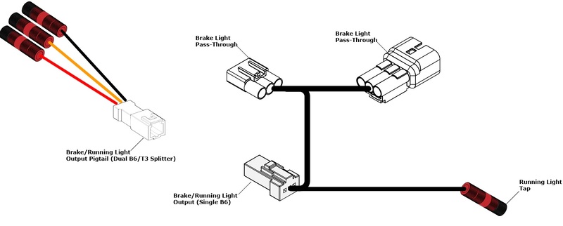DENALI Adaptor pentru cabluri pentru luminile de frână Figura 3