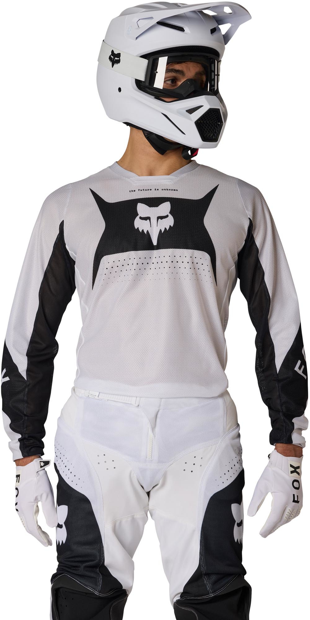 FOX 180 Air Taper Motocrosstrøje Sort/hvid 2XL Figur 3