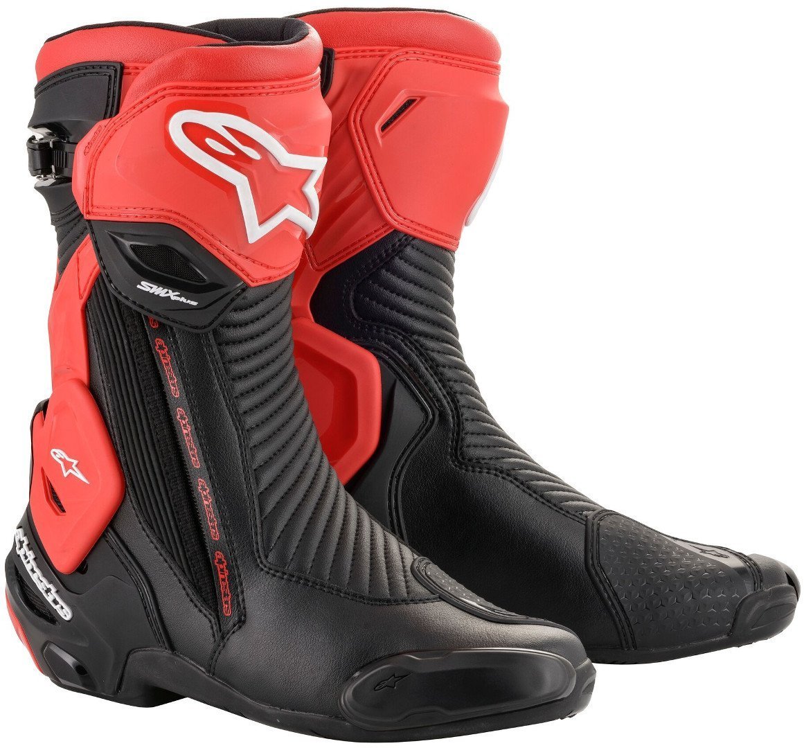 Alpinestars SMX Plus v2 Motorcycle Boots black/red 43 Figure 1