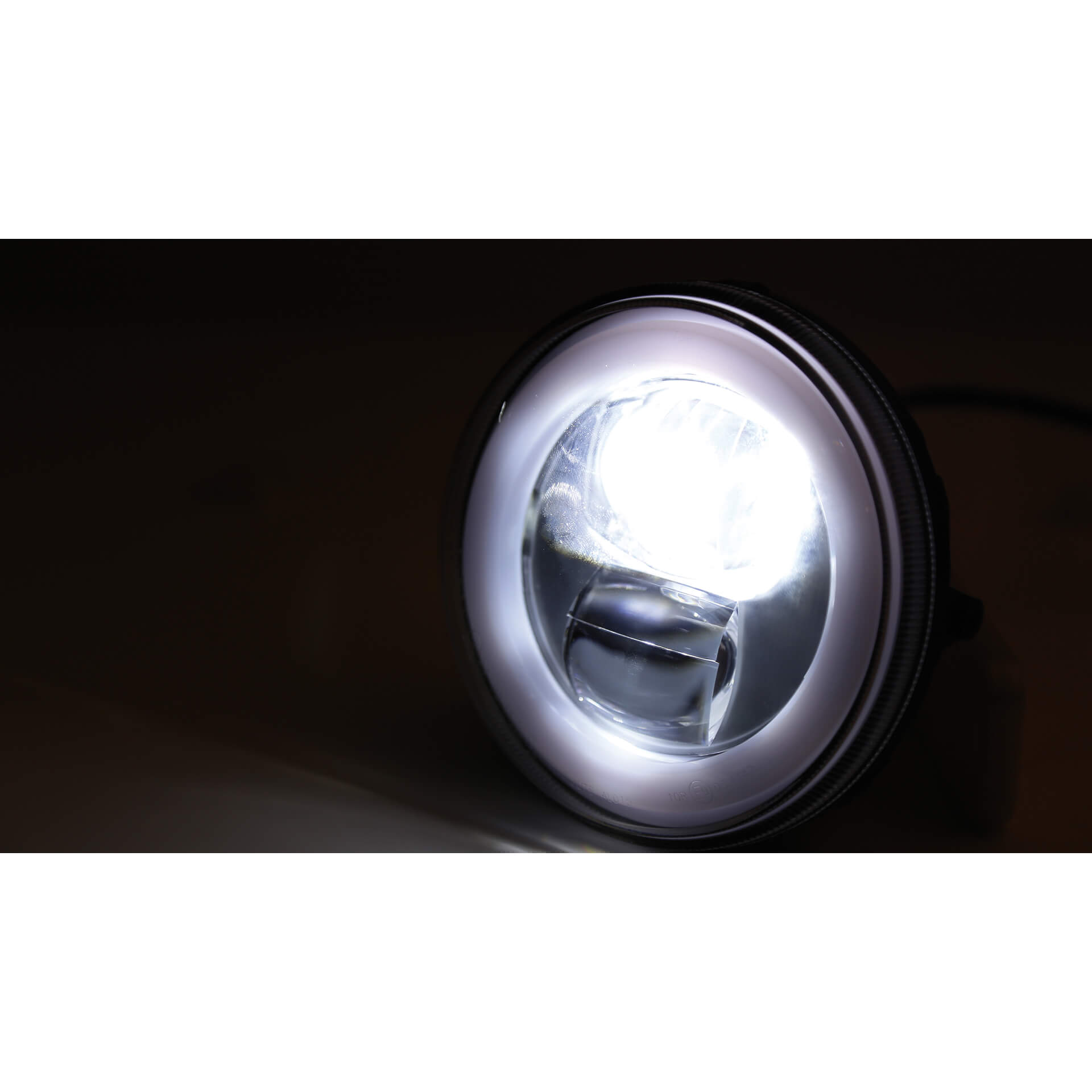 HIGHSIDER LED Scheinwerfer FLAT TYP 9 mit Standlichtring Chrome Fijación en la parte inferior Figura 4