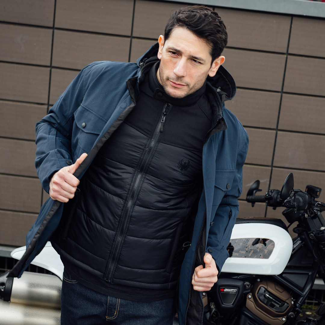 Merlin Jagger Urban Utility D3O Motorcycle Textile Jacket dark blue L Figure 5