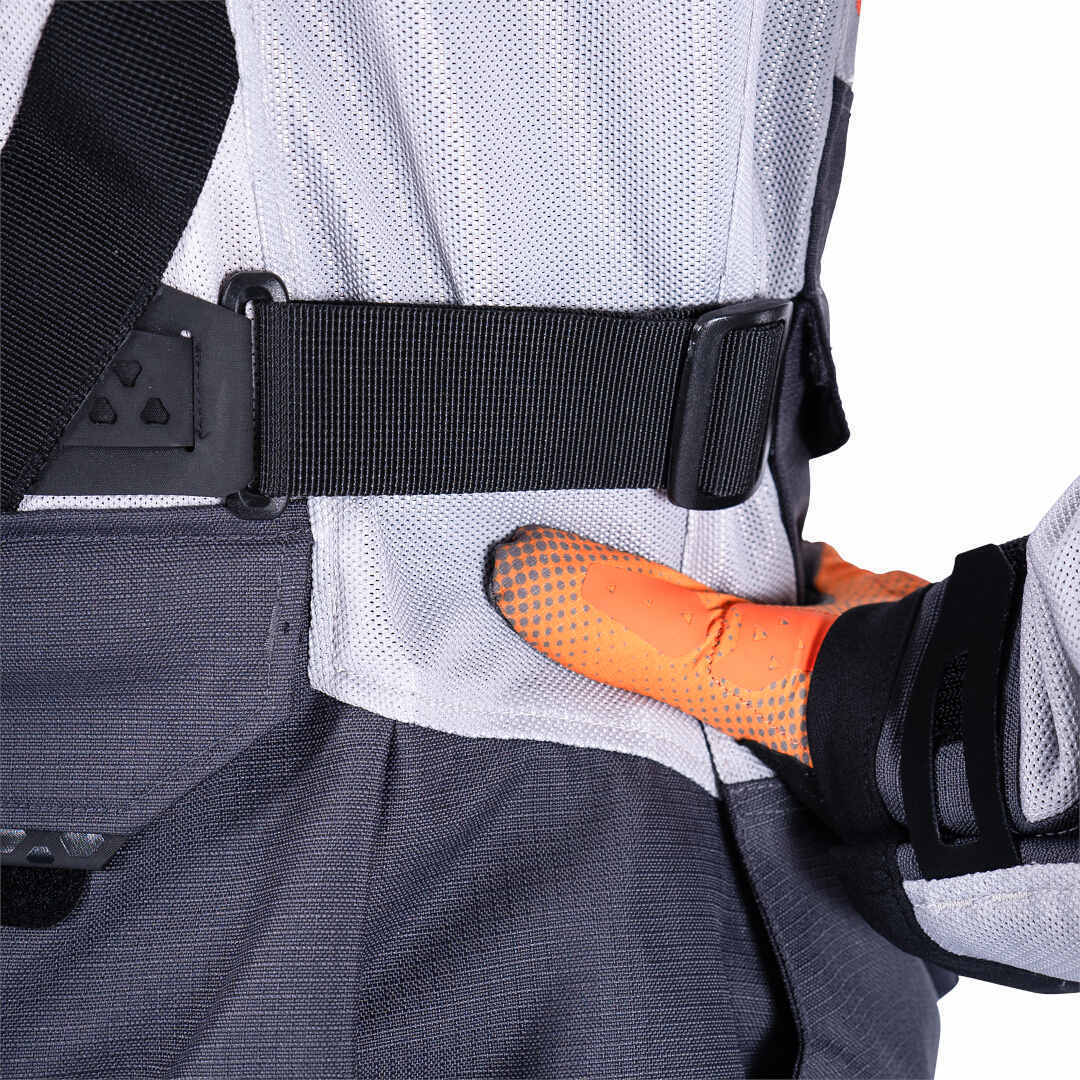 Side view of Leatt ADV Flowtour 5.5 waterproof Motorcycle Textile Jacket