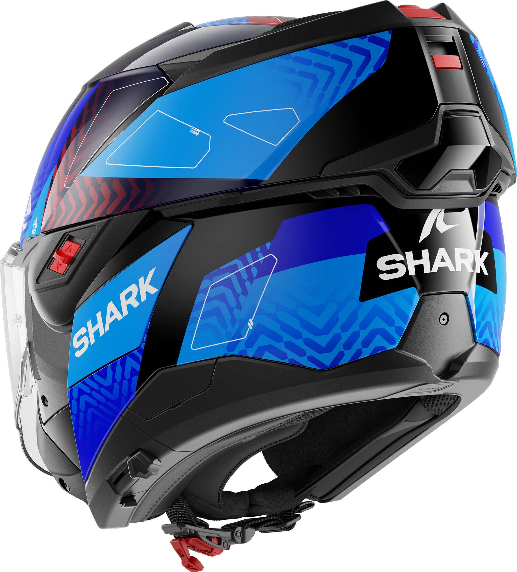 Shark Oxo Ready 頭盔 黑/藍/紅 S（55/56） 圖5