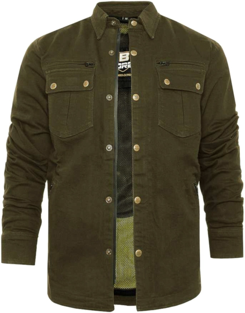 Bores Driver Chemise moto Vert foncé L Figure 3
