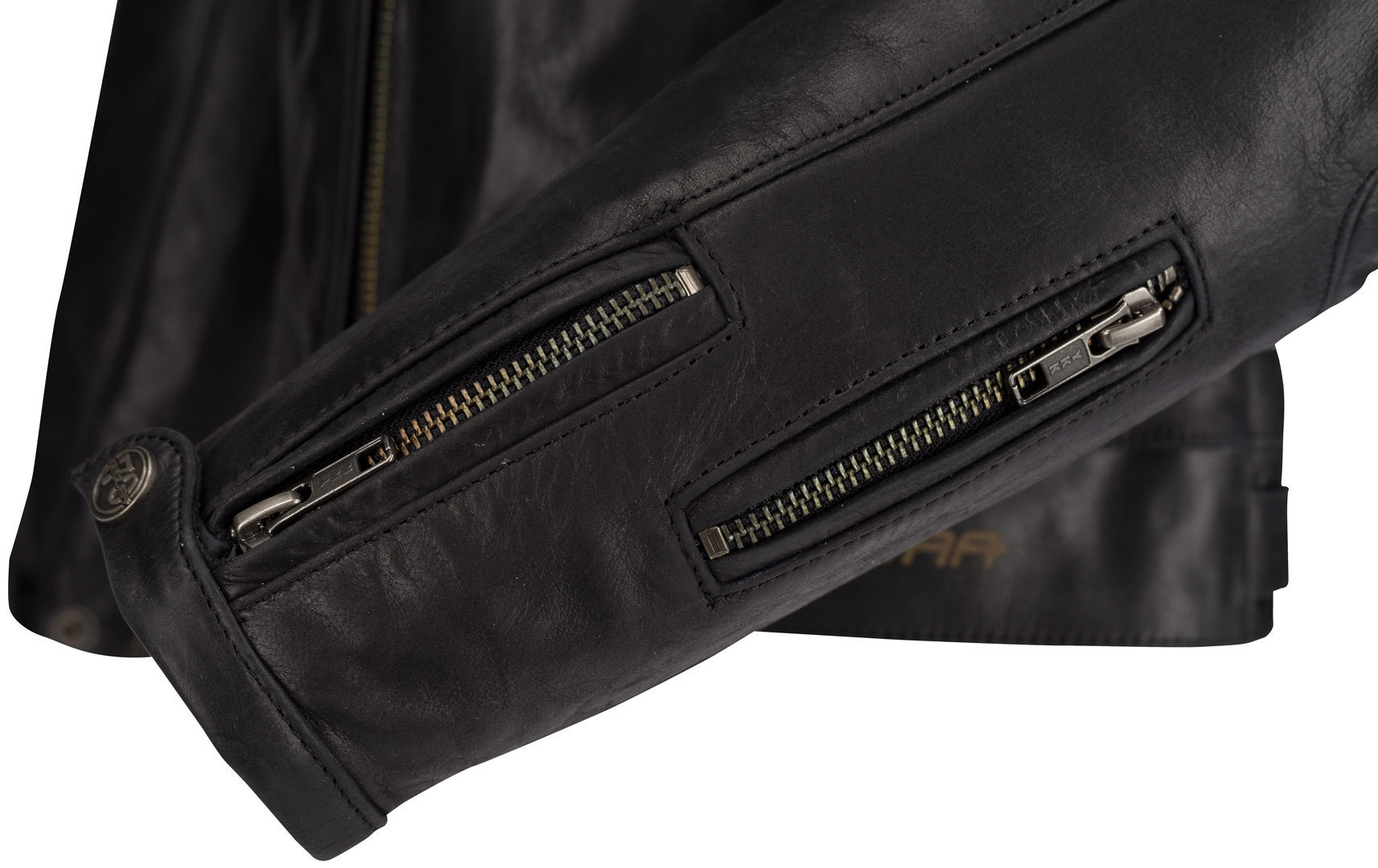 Segura Stripe Jachetă de piele pentru motociclete pentru doamne alb/negru 36 Figura 4