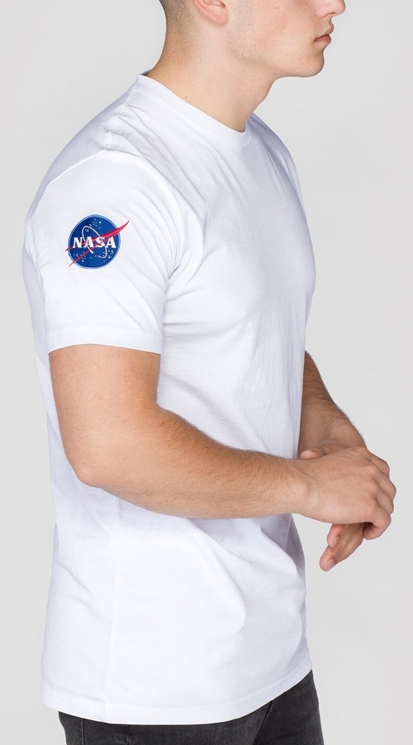 Alpha Industries NASA T-Shirt weiß S Abbildung 4
