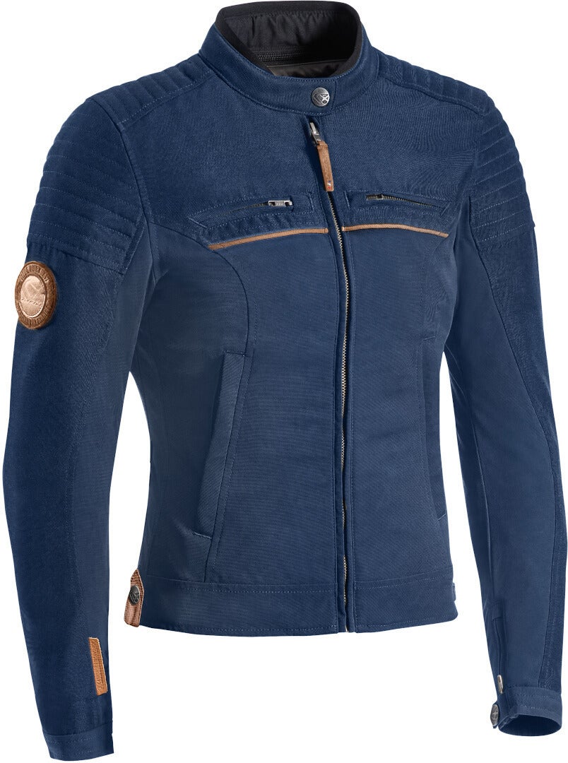 Ixon Breaker Ladies Motorcycle Textile Jacket navy blue L Figure 1