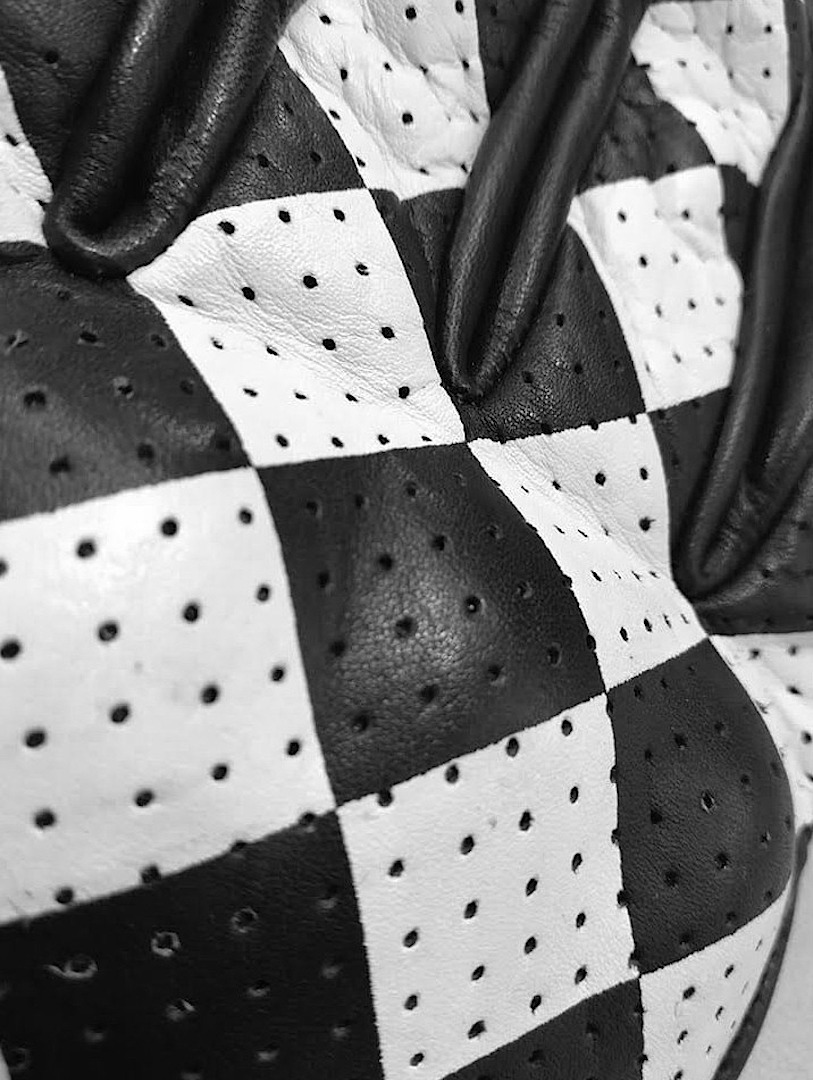 HolyFreedom Bullit Perforated Motorcykel handsker Sort/hvid M Figur 6