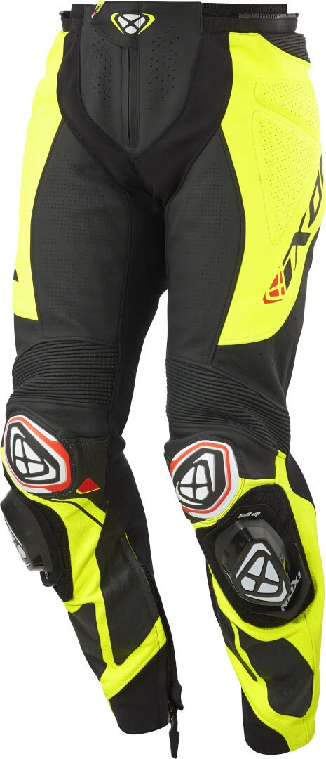 Ixon Vortex 3 Motorcykel læderbukser sort/gul M Figur 1