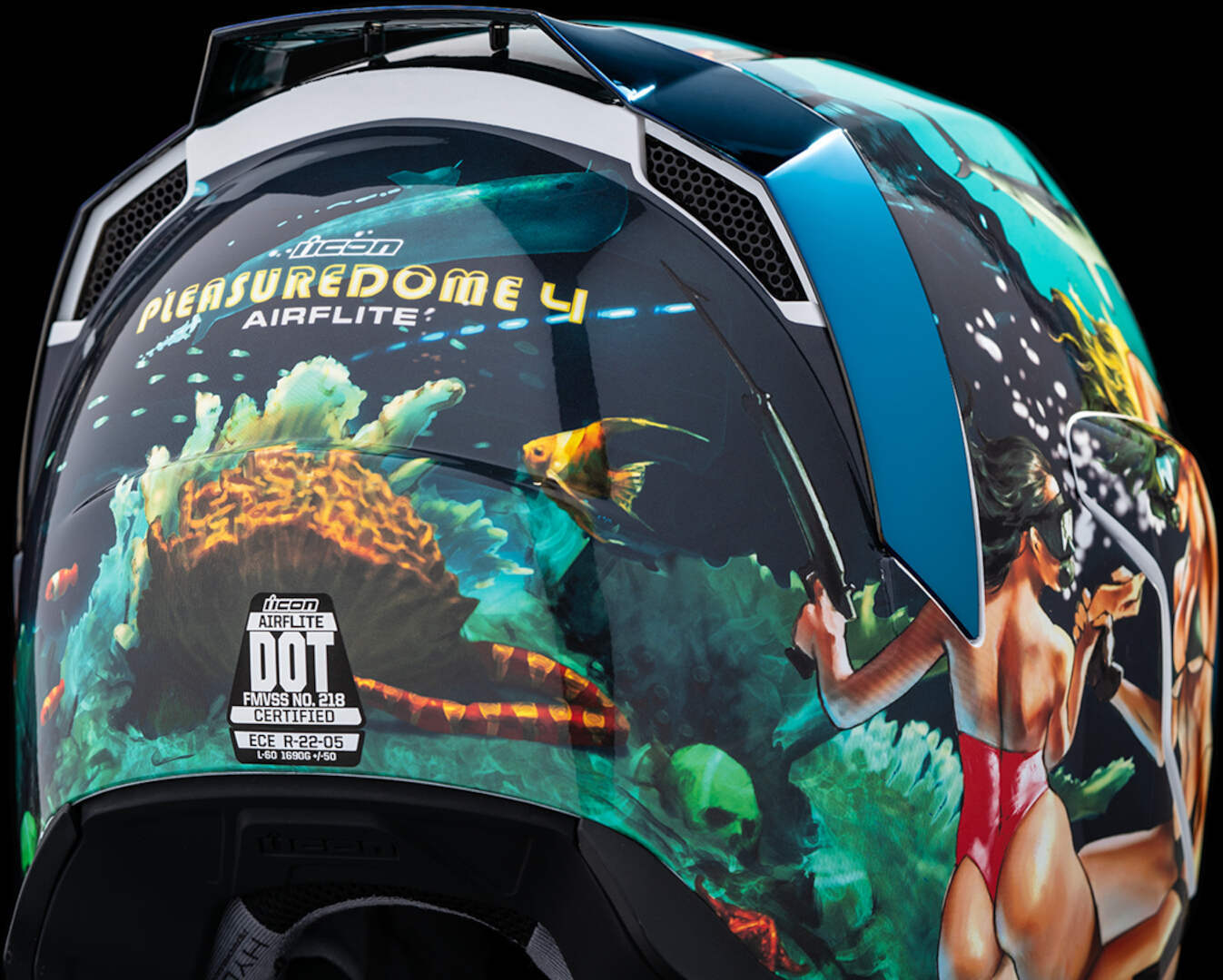 Icon Airflite Pleasuredome 4 Helm XXL (63/64) Abbildung 9