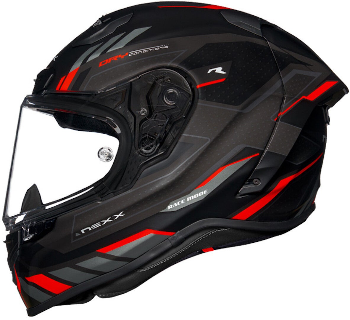 Nexx X.R3R Precision Helmet black matt/red M (57/58) Figure 1