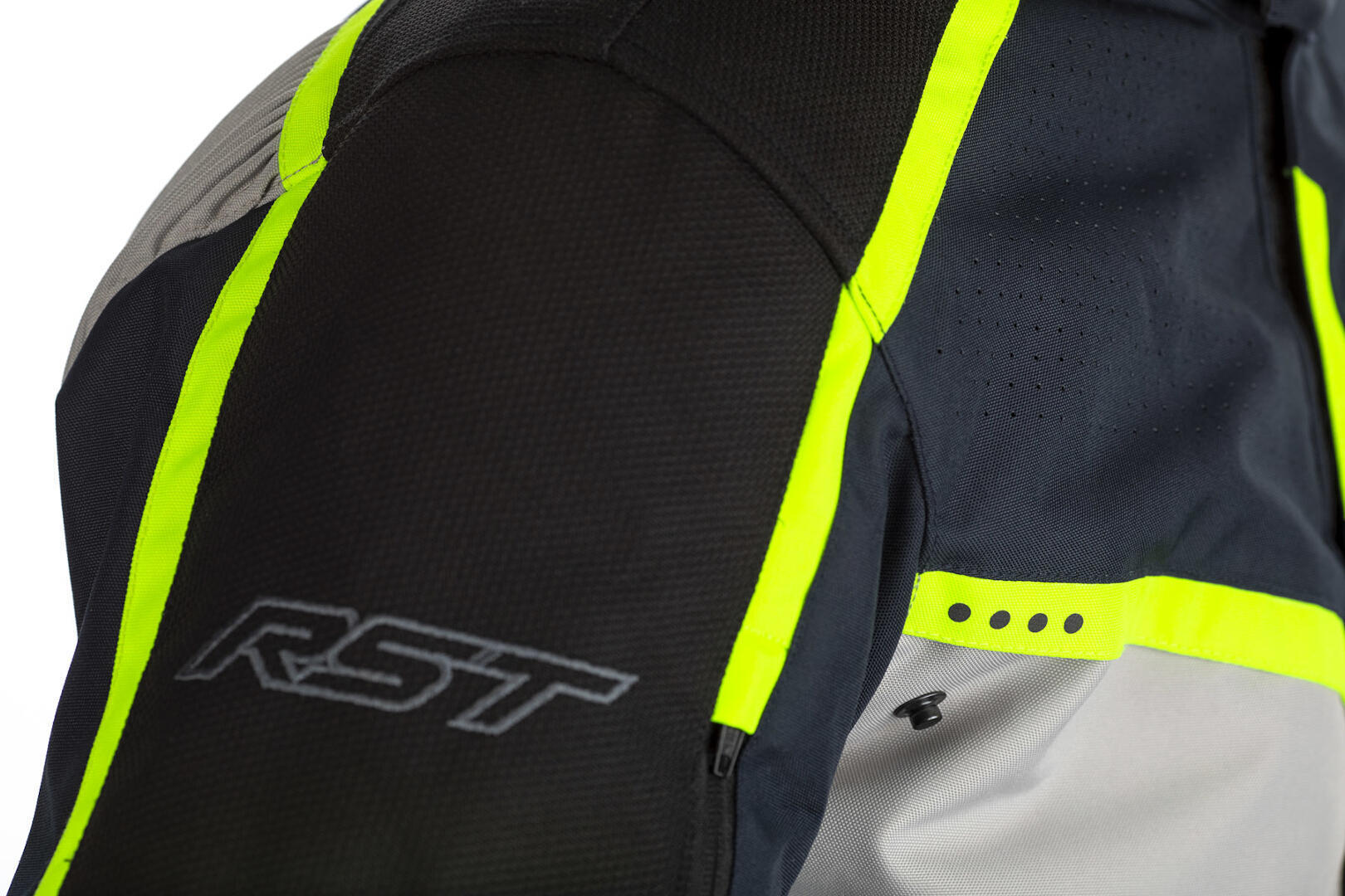 RST Maverick Motorcycle Textile Jacket white/black/blue XXL Figure 8