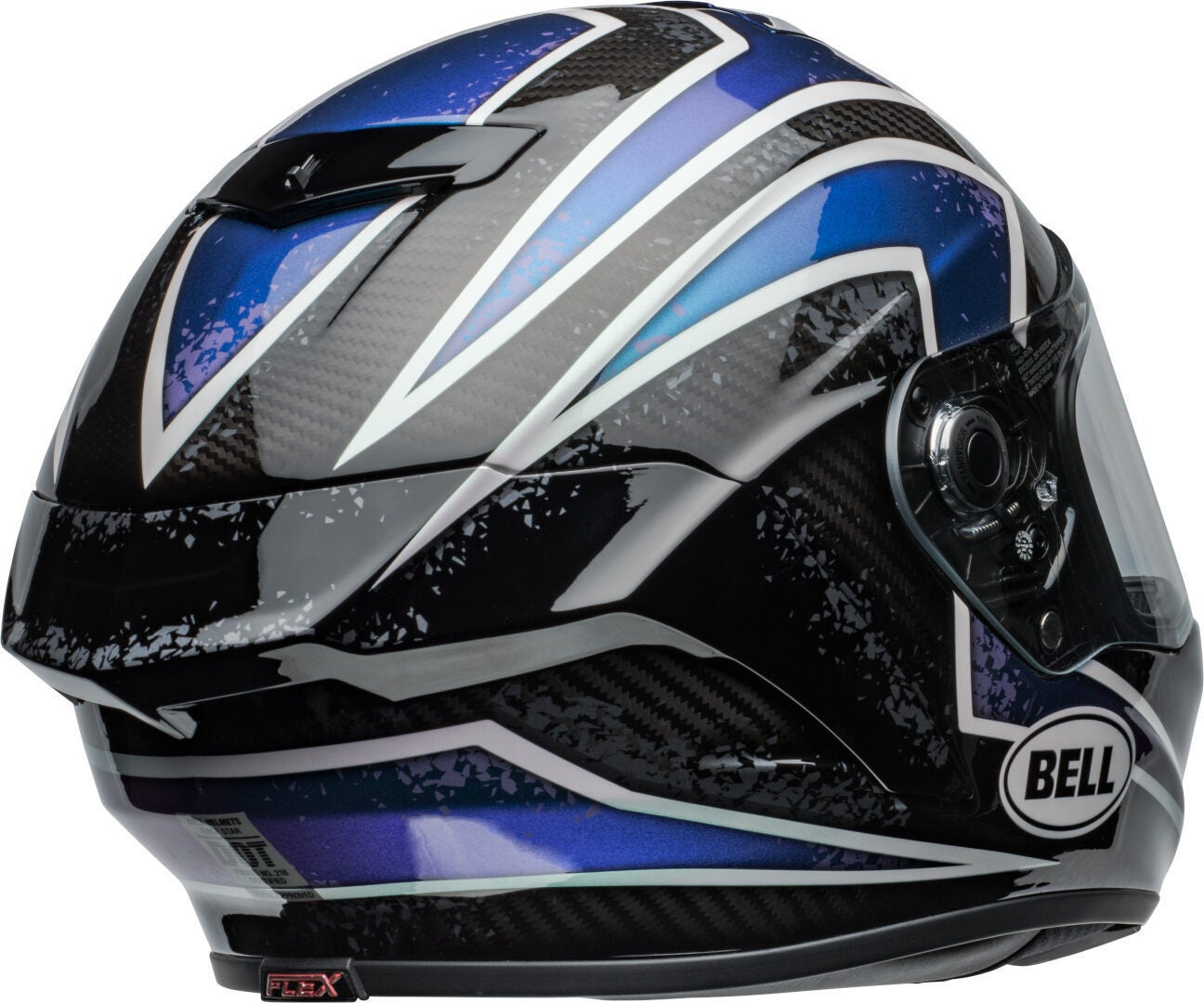Bell Race Star DLX Flex Xenon Hjelm sort/mørkeblå/sølv L (59/60) Figur 5