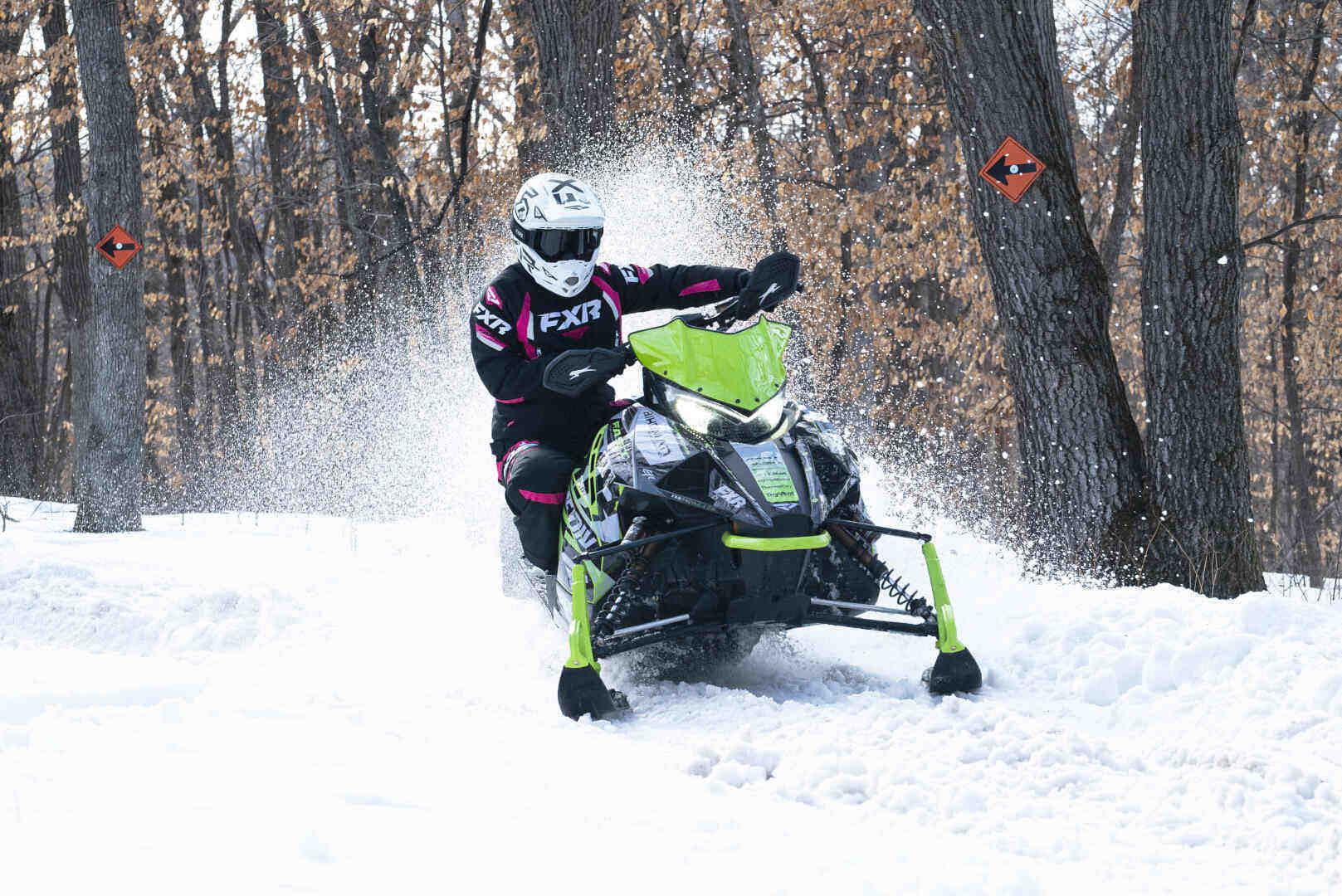 FXR Team FX Jaqueta Snowmobile Ladies preto/rosa 2 Figura 3
