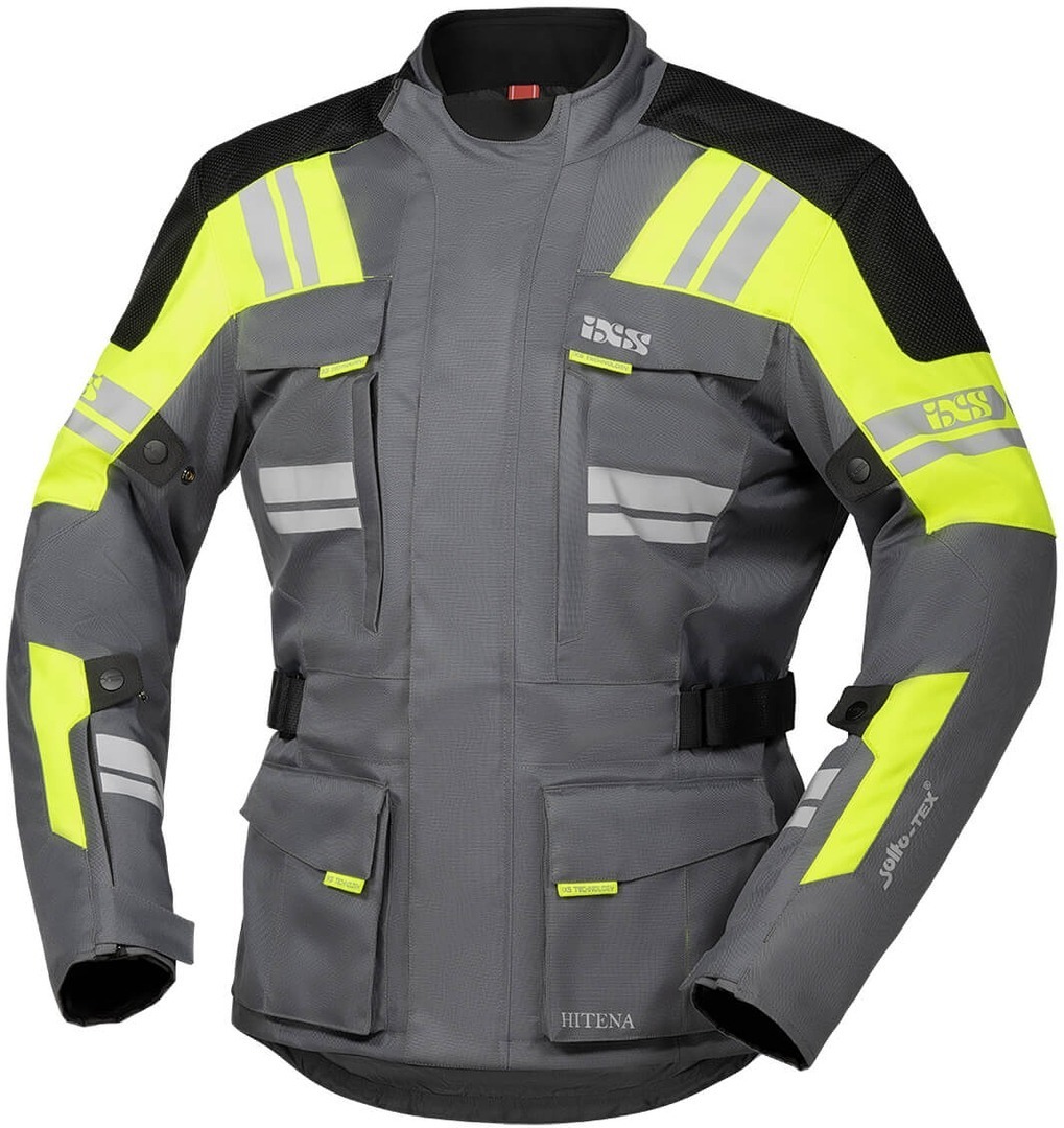 IXS Tour Blade-ST 2.0 Motorrad Textiljacke hellgrau/neon 4XL Abbildung 1