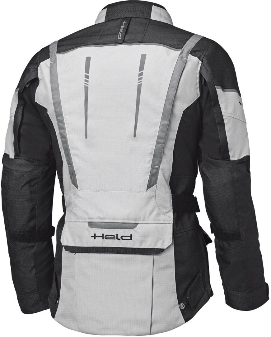 Held Hakuna Matata 3 waterproof Motorcycle Textile Jacket light grey/black Long M Figure 2