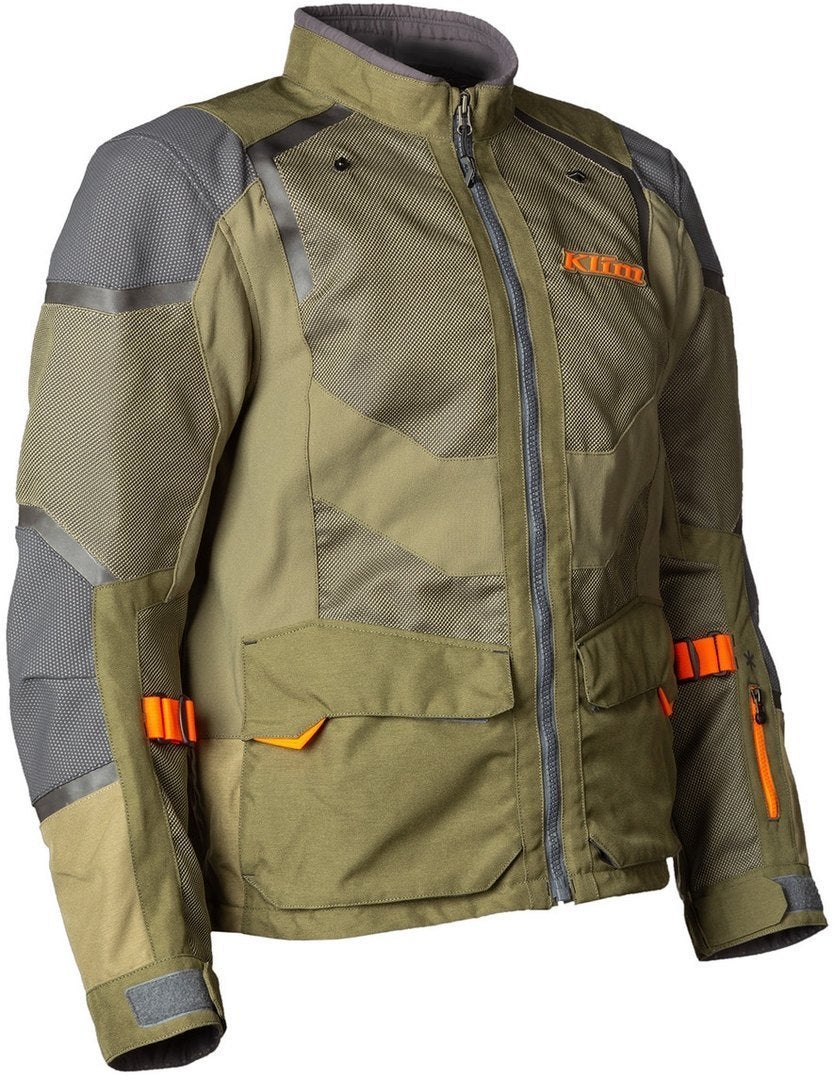 Klim Baja S4 Motorcycle Textile Jacket green/grey L Figure 3