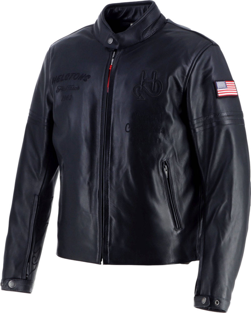 Helstons Nashville Motorrad Lederjacke schwarz 4XL Abbildung 6