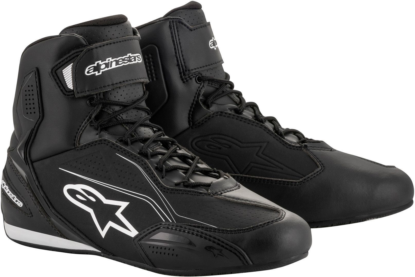 Alpinestars Faster-3 Motorcykel sko Sort/hvid 6 (38) Figur 1