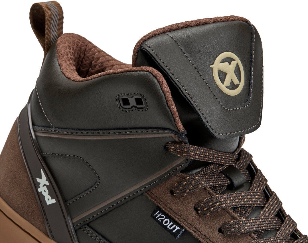XPD Moto-1 H2Out Chaussures de moto imperméables Marron 44 Figure 7