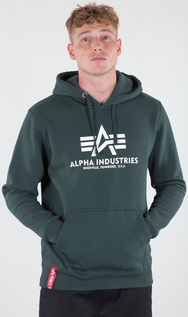 Alpha Industries Basic Суитшърт Военен зелен XL Фигура 1