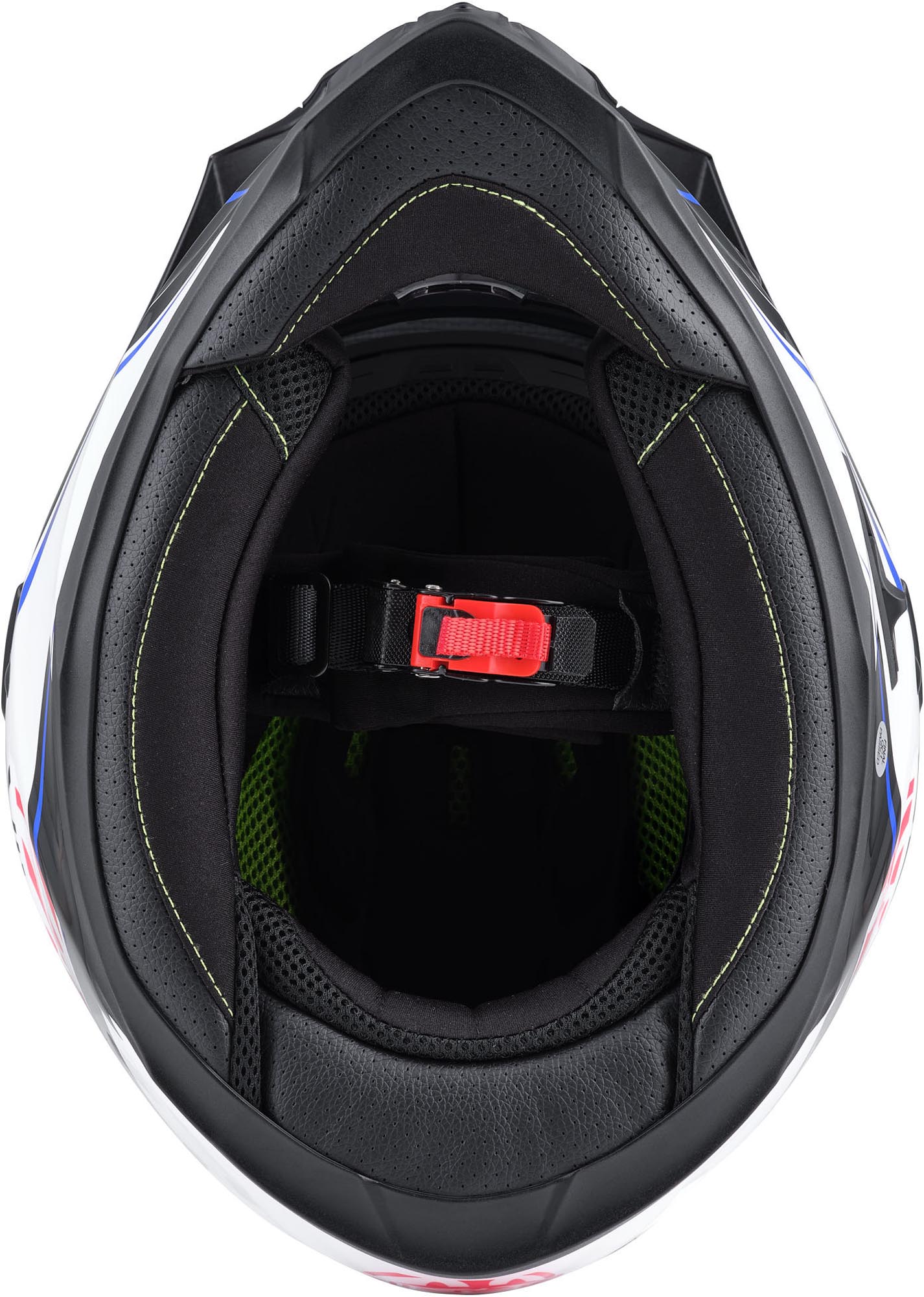 Berik MX313 Volstom Adventure Pro Enduro Helm weiß/blau/rot L Abbildung 8