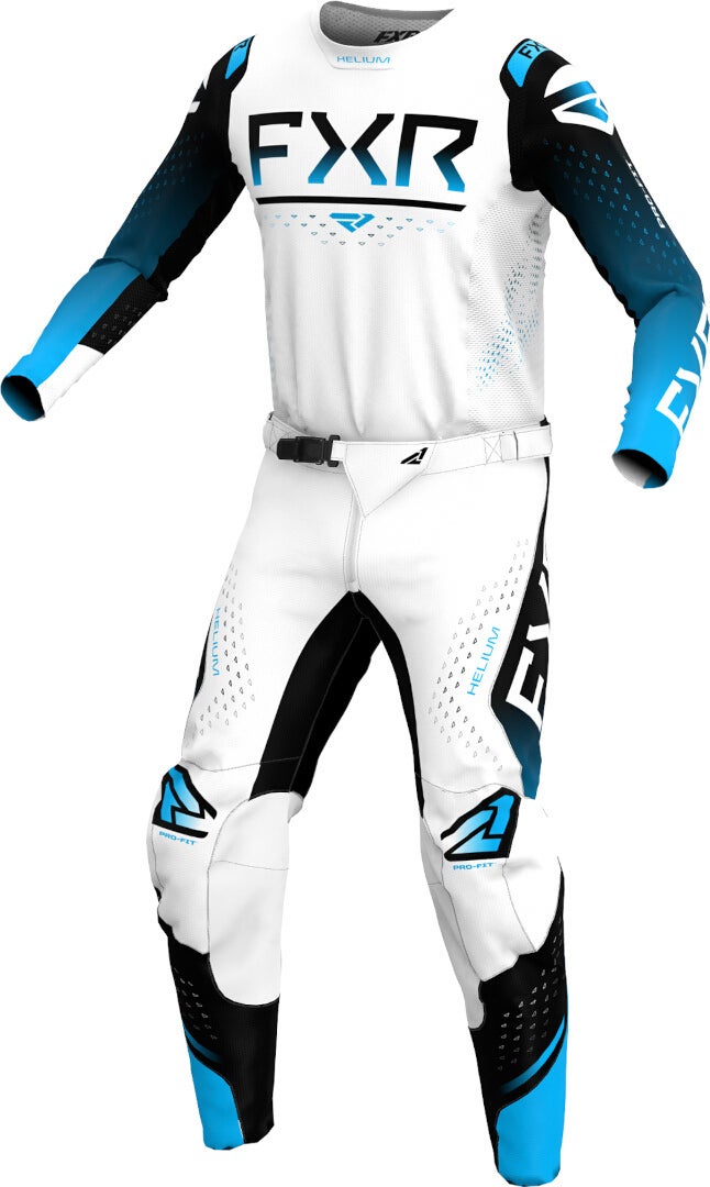 FXR Helium LE Motocross Jersey weiß/blau L Abbildung 3