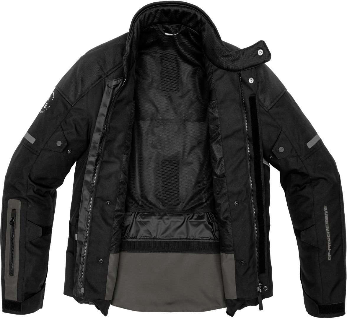 Spidi Traveller 3 H2Out Motorcycle Textile Jacket black/grey L Figure 4