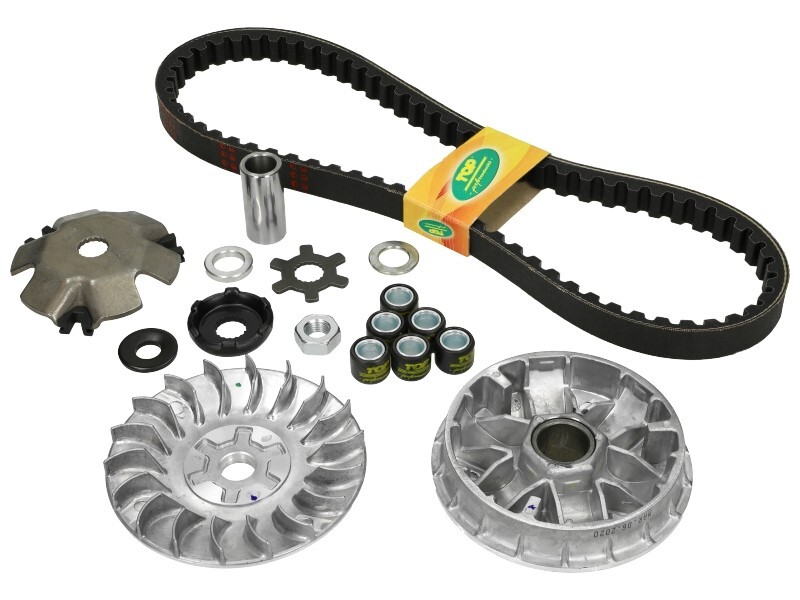 PRINCIPAIS APRESENTAÇÕES TOP PERFORMANCE Variotop "TPR" GP Com Cinto Para Minarelli/Yamaha Vertical/Horizontal Cárter Longo - Pesos Ø16 Figura 2