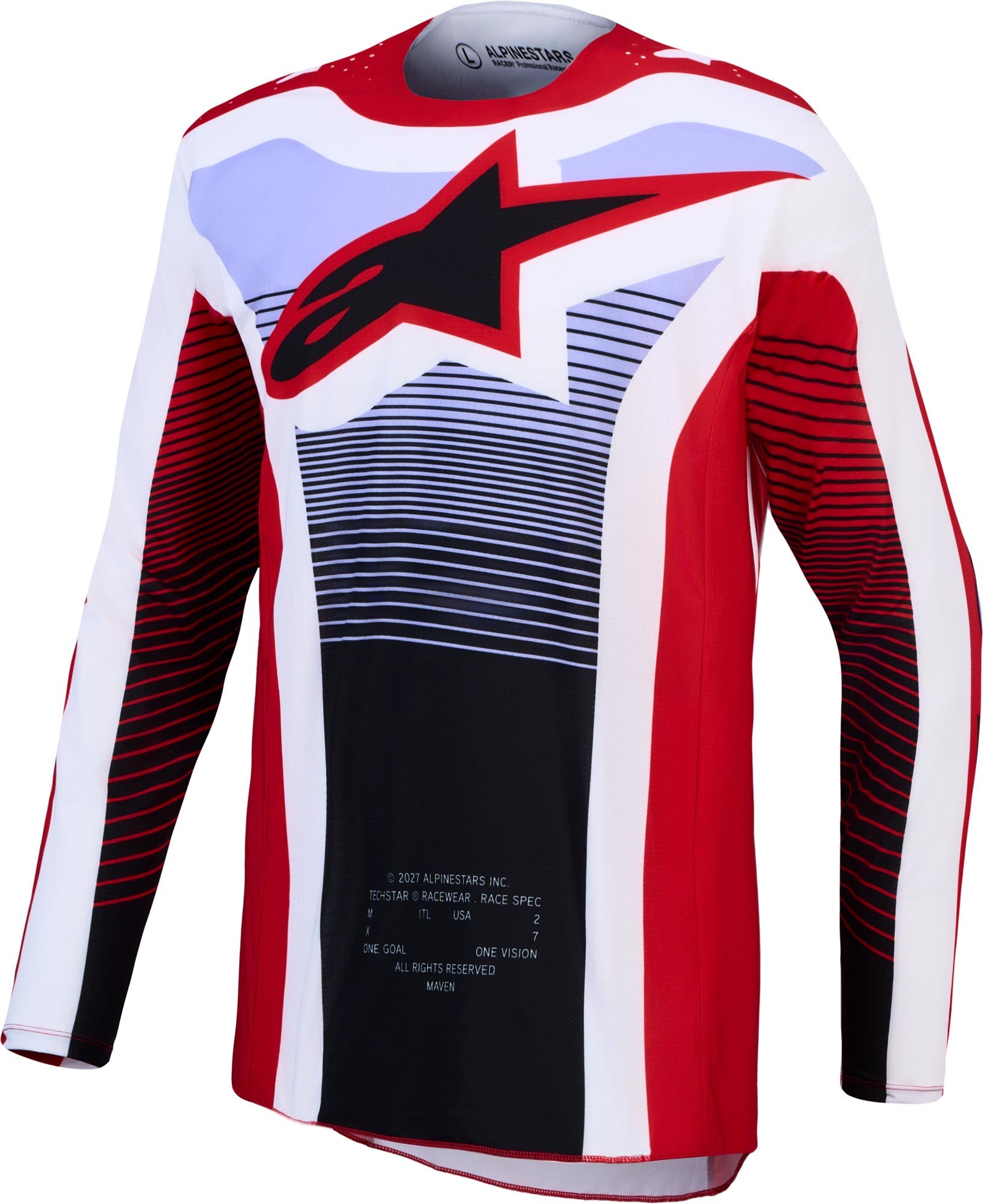 red/white/black