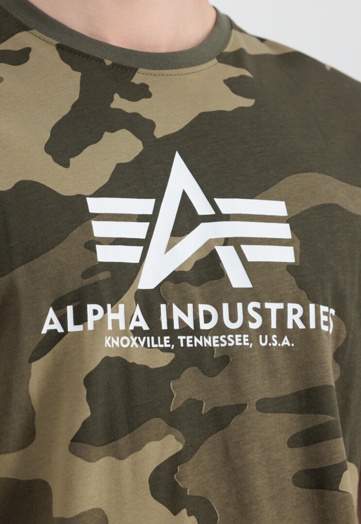 Alpha Industries Basic Camo T-Shirt olive S Figure 4