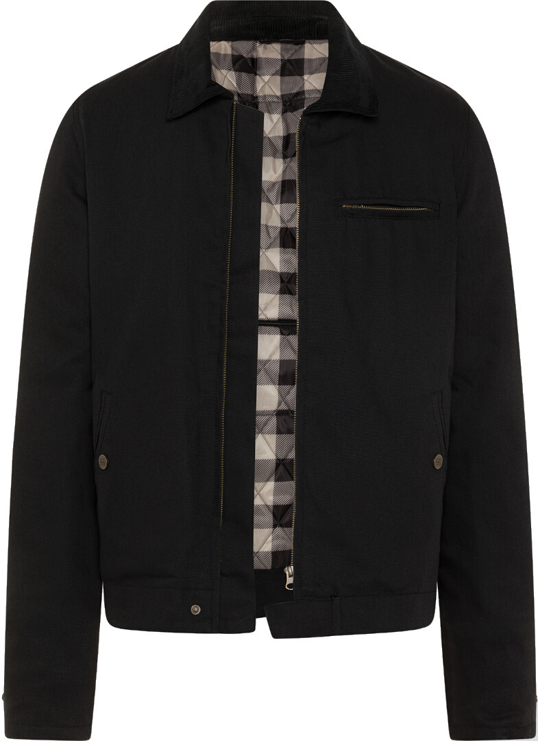 Rokker Canvas Motorfiets textiel jas Zwart 4XL Figuur 3