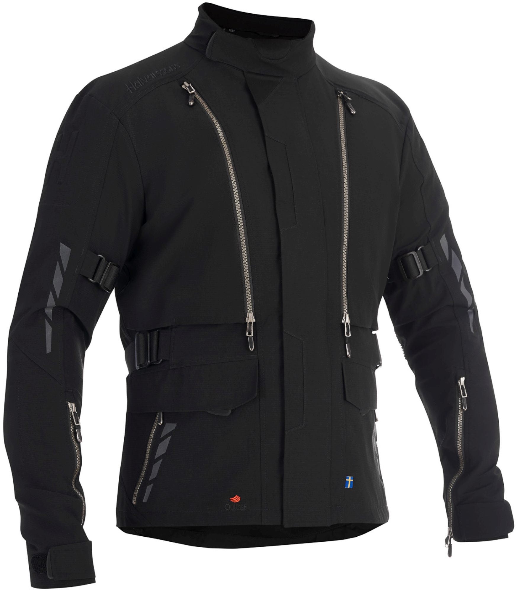 Halvarssons Vinvallen waterproof Motorcycle Textile Jacket black 56 Figure 1