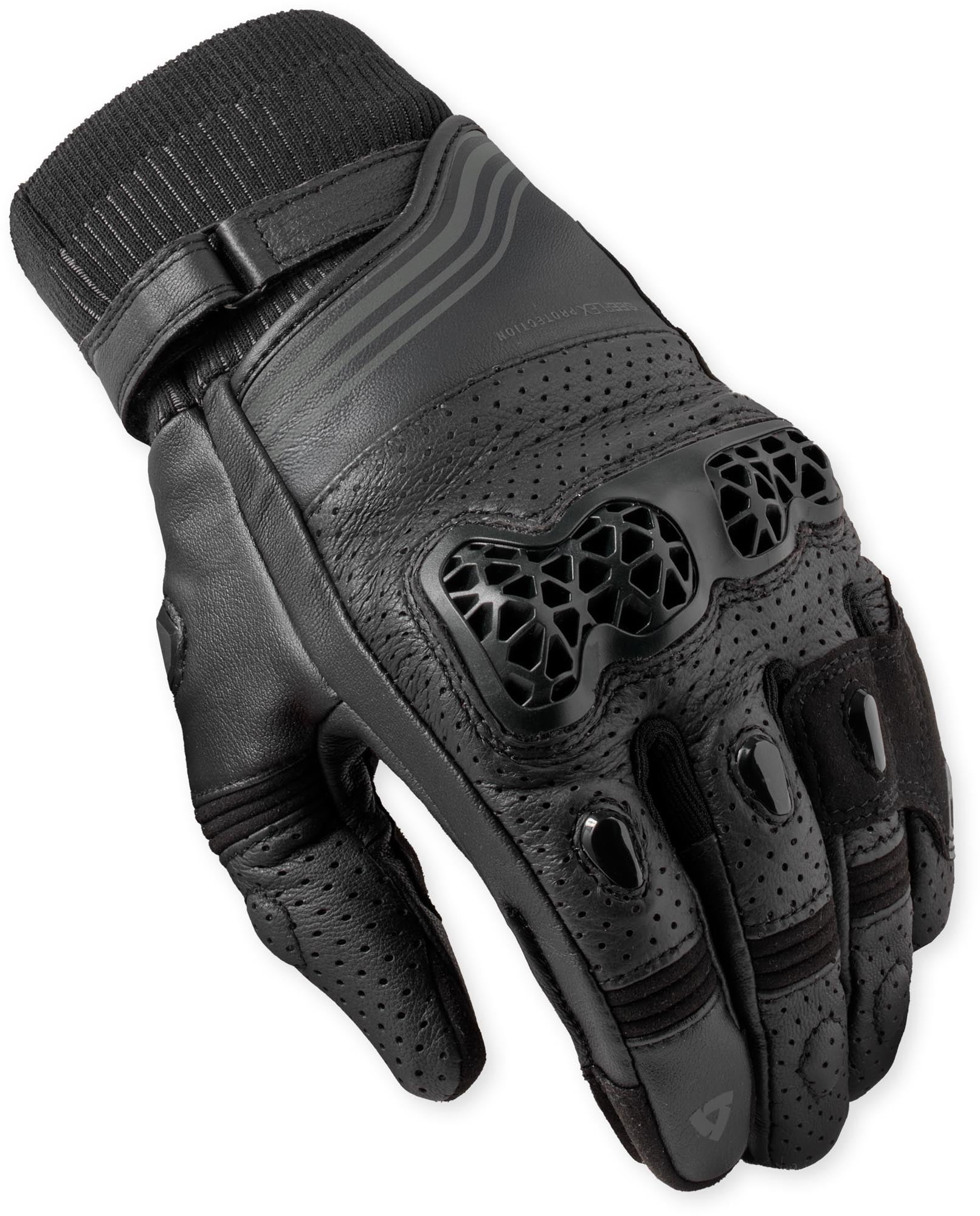 Revit Positron perforierte Motorrad Handschuhe schwarz XS Abbildung 2