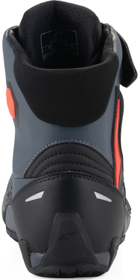 Alpinestars Faster-4 Pantofi de motocicletă Negru/Gri/Roșu 11 Figura 4