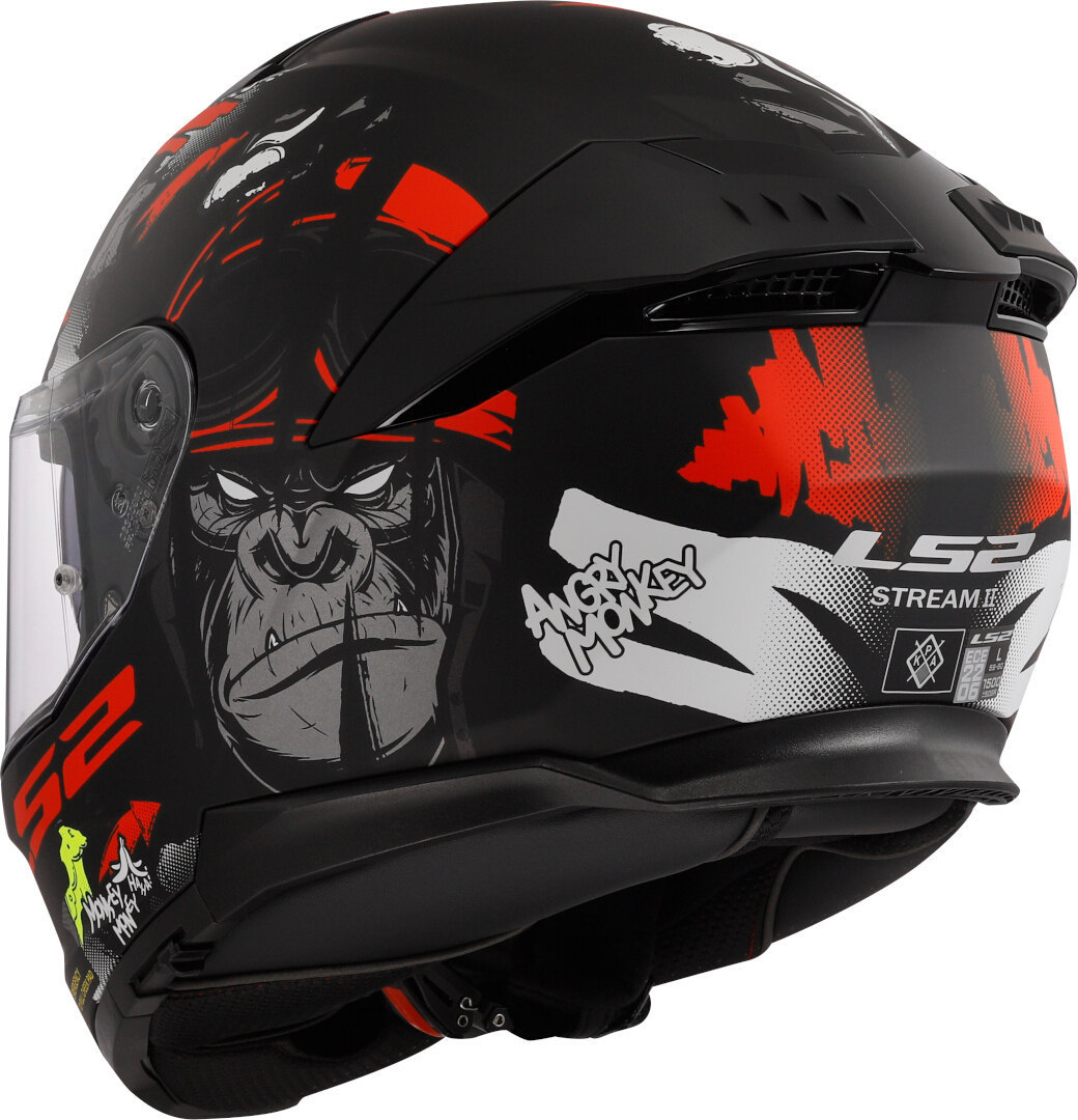 LS2 FF808 Stream II Angry Monkey Helmet M (57/58) Figure 5