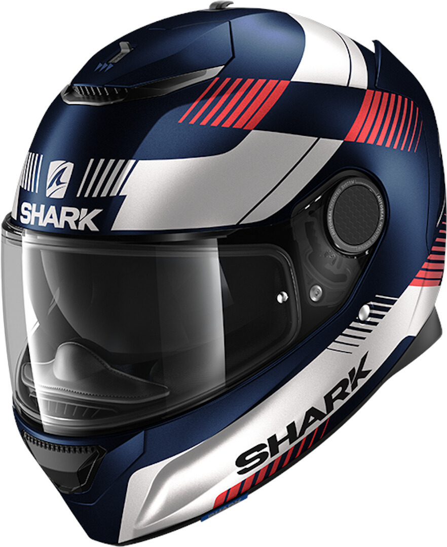 Shark Spartan Strad Helmet blue matt/red M (57/58) Figure 1