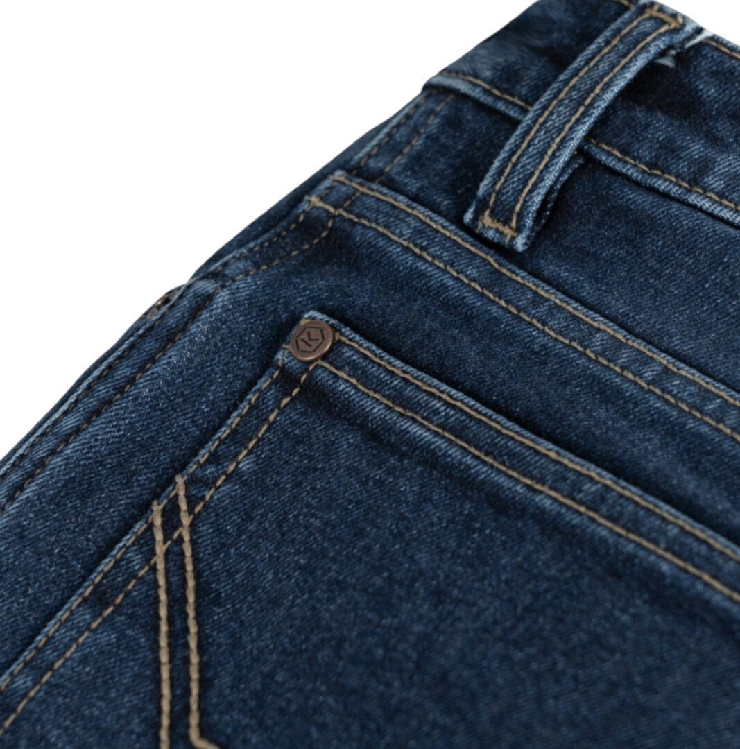 Side view of Knox Colton Ladies Motorcycle Jeans