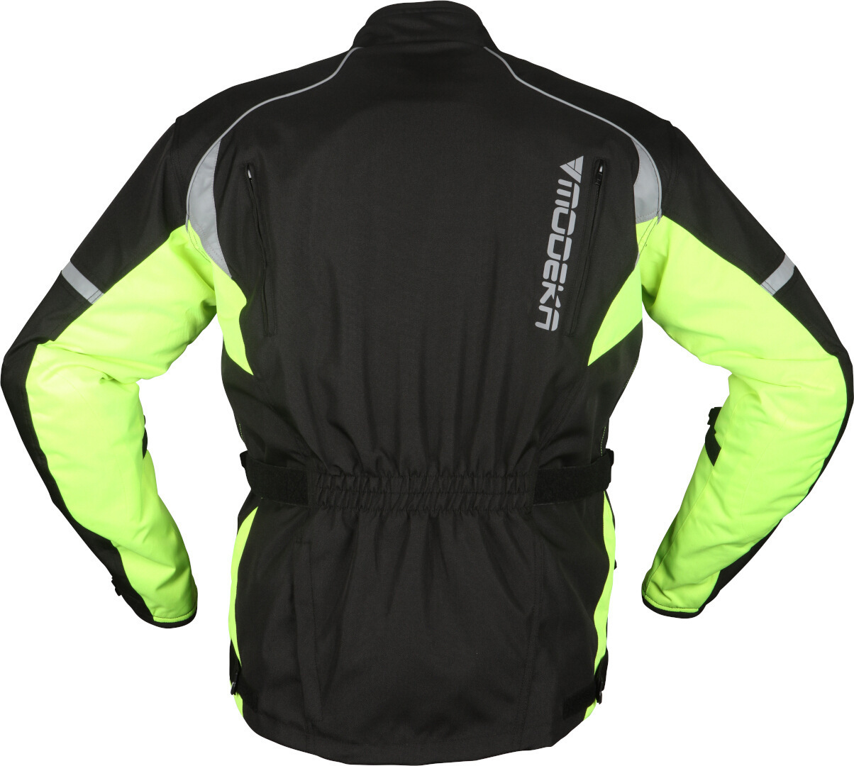 Modeka Tarex Motorcycle Textile Jacket black/neon 5XL Figure 2