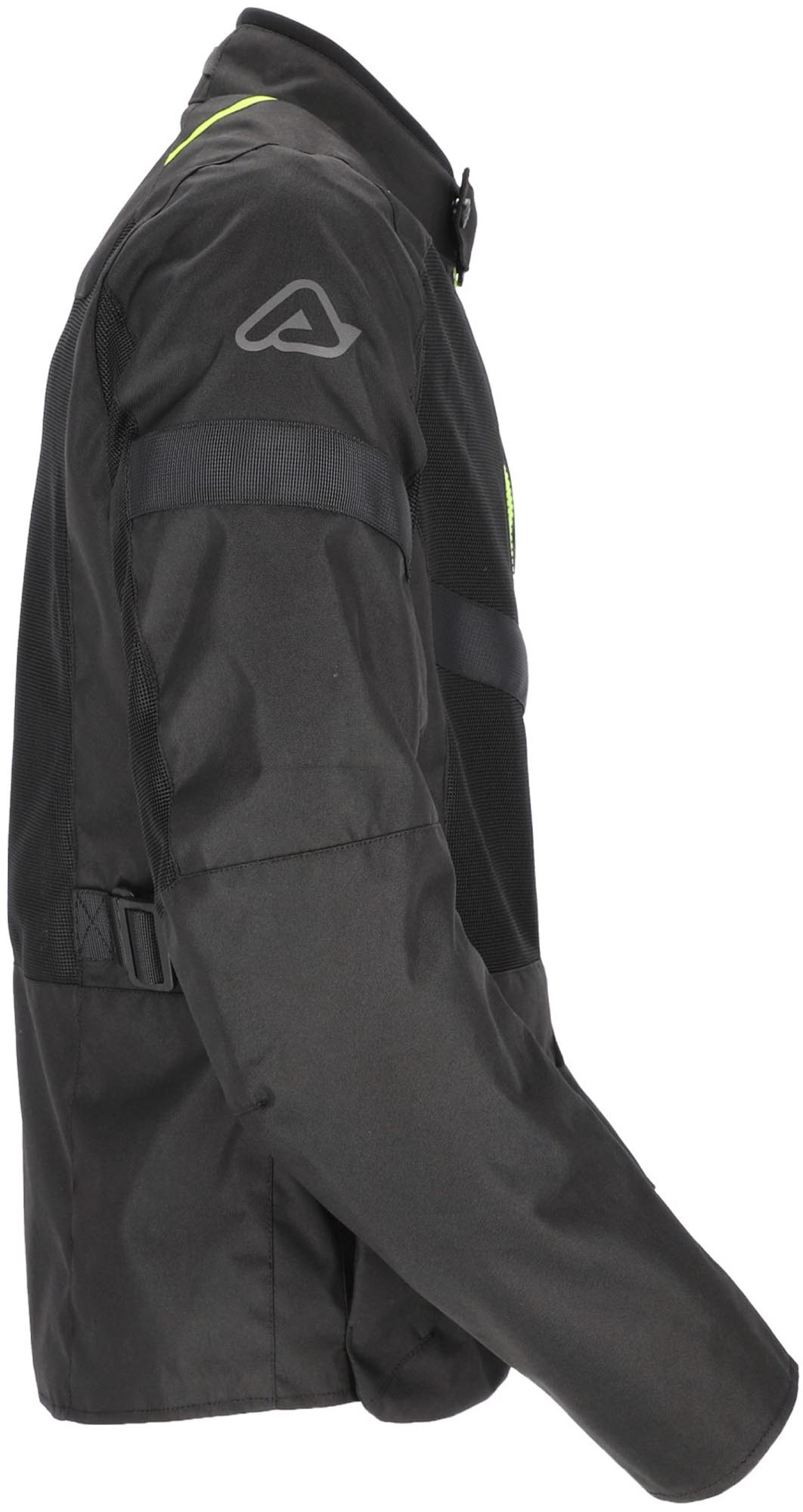 Acerbis Ramsey Vented Long Motorcycle Textile Jacket black/yellow XXL Figure 4