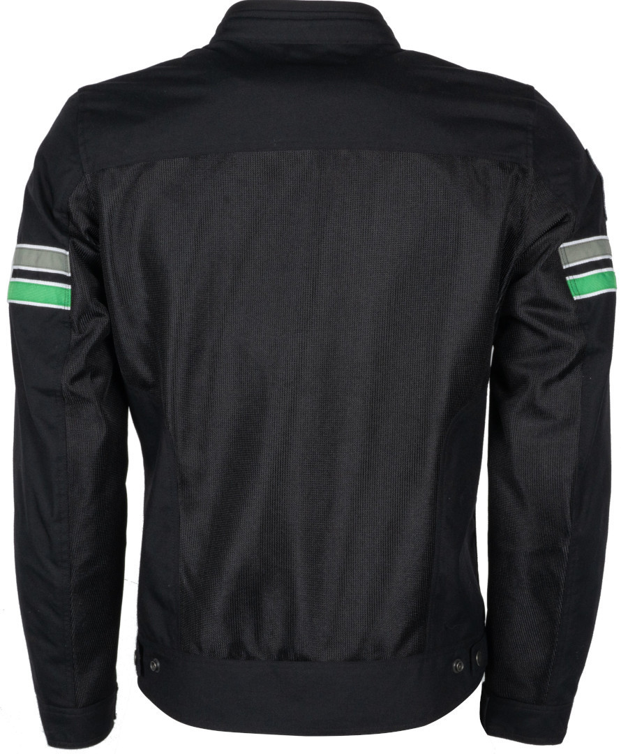 Helstons Elron Mesh Motorcycle Textile Jacket black/grey/green 4XL Figure 5