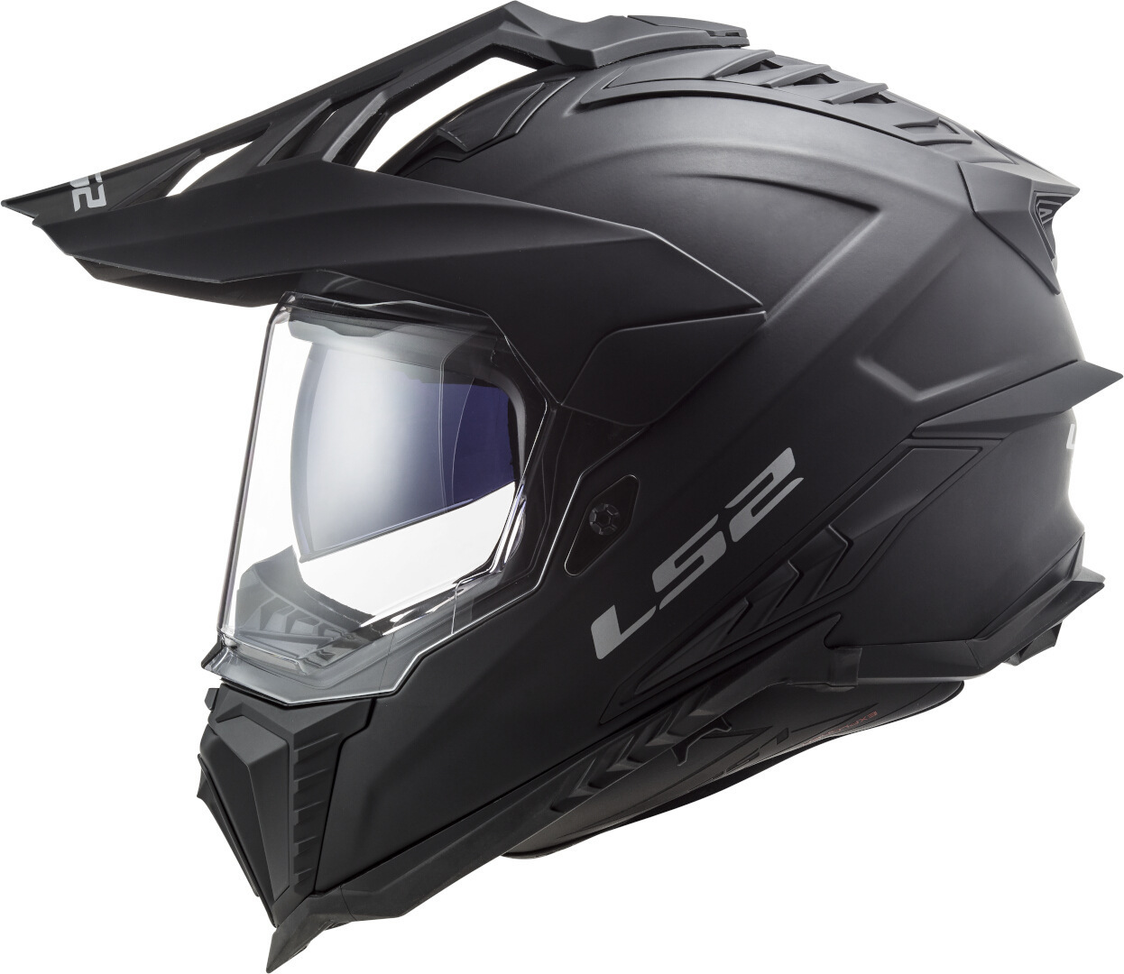 LS2 MX701 Explorer Solid Casque de motocross Noir mat M (57/58) Figure 2