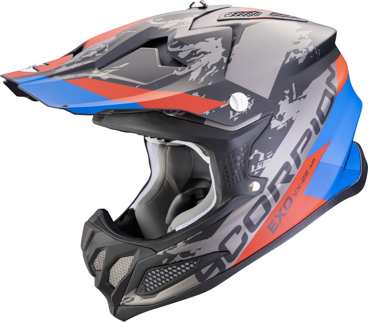 Scorpion VX-22 Air CX Motocross hjelm sort mat/rød/blå XL (61/62) Figur 1