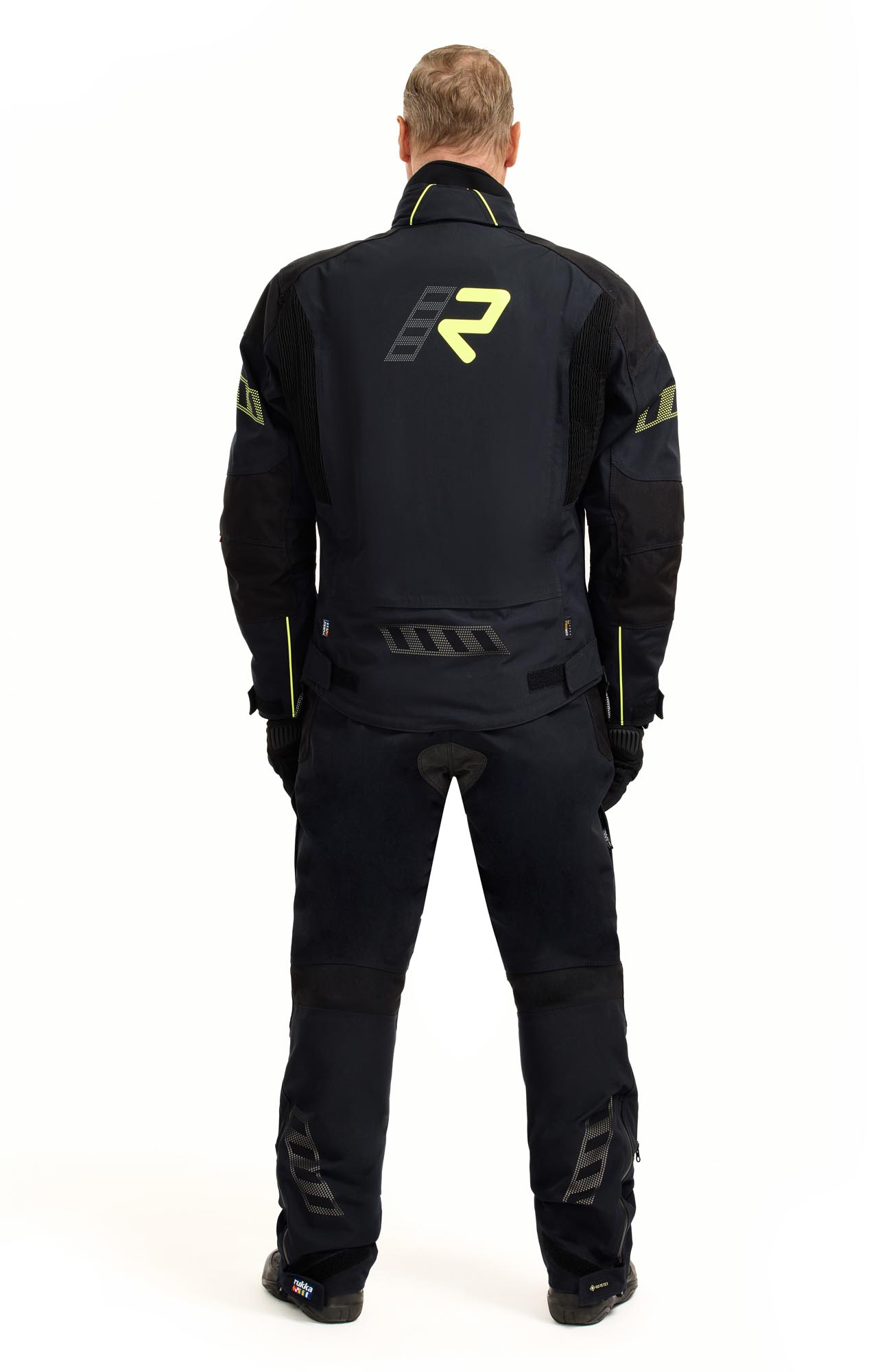 Rukka Armagate Veste textile de moto noir/jaune 64 Figure 4
