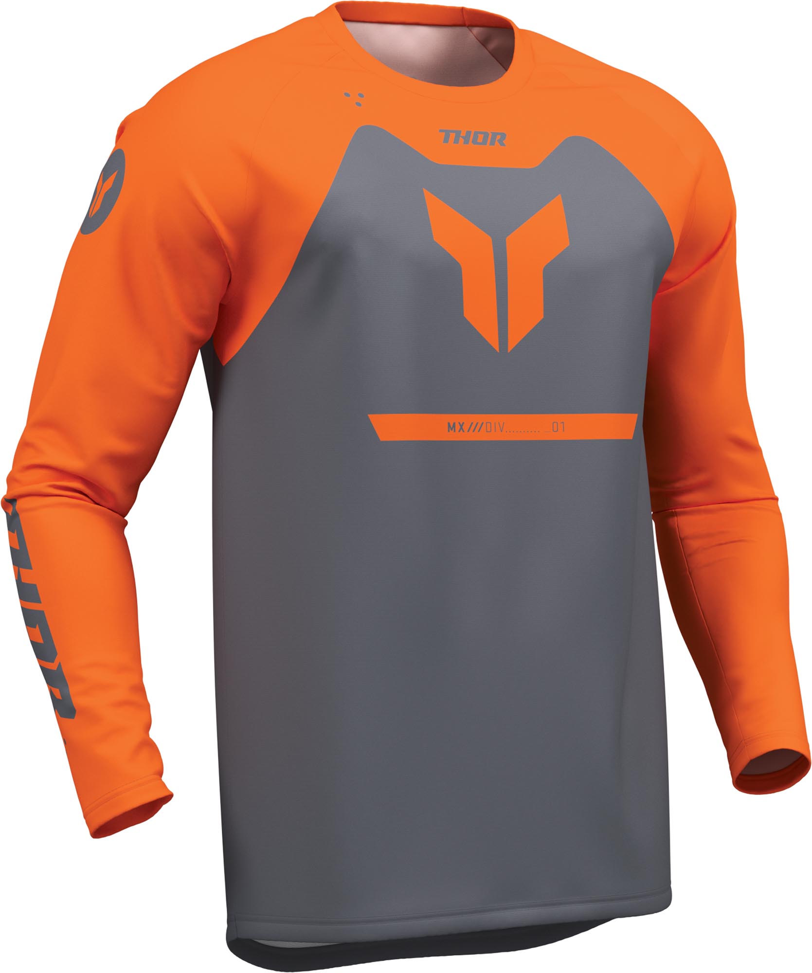 Thor Ridemode Menace Camisa de Motocross Juvenil antracito L Figura 2